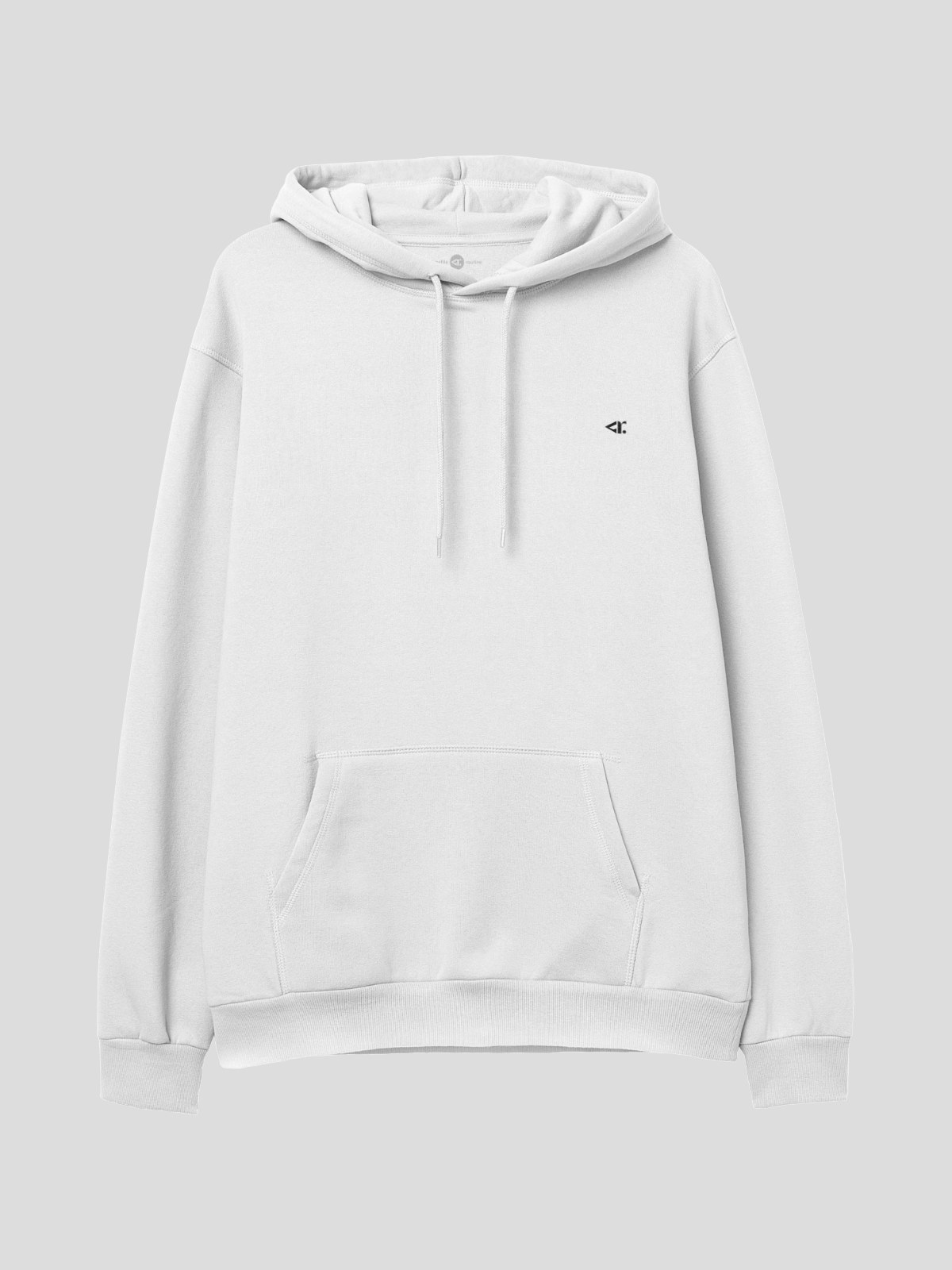 hoodie unisex original line white