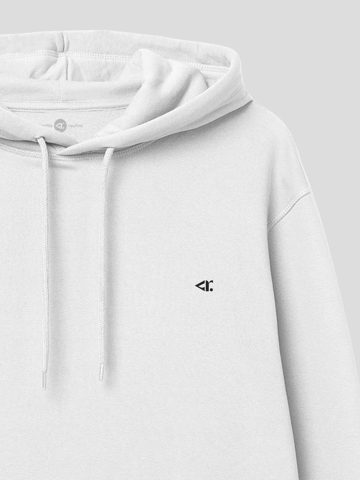 hoodie unisex original line white
